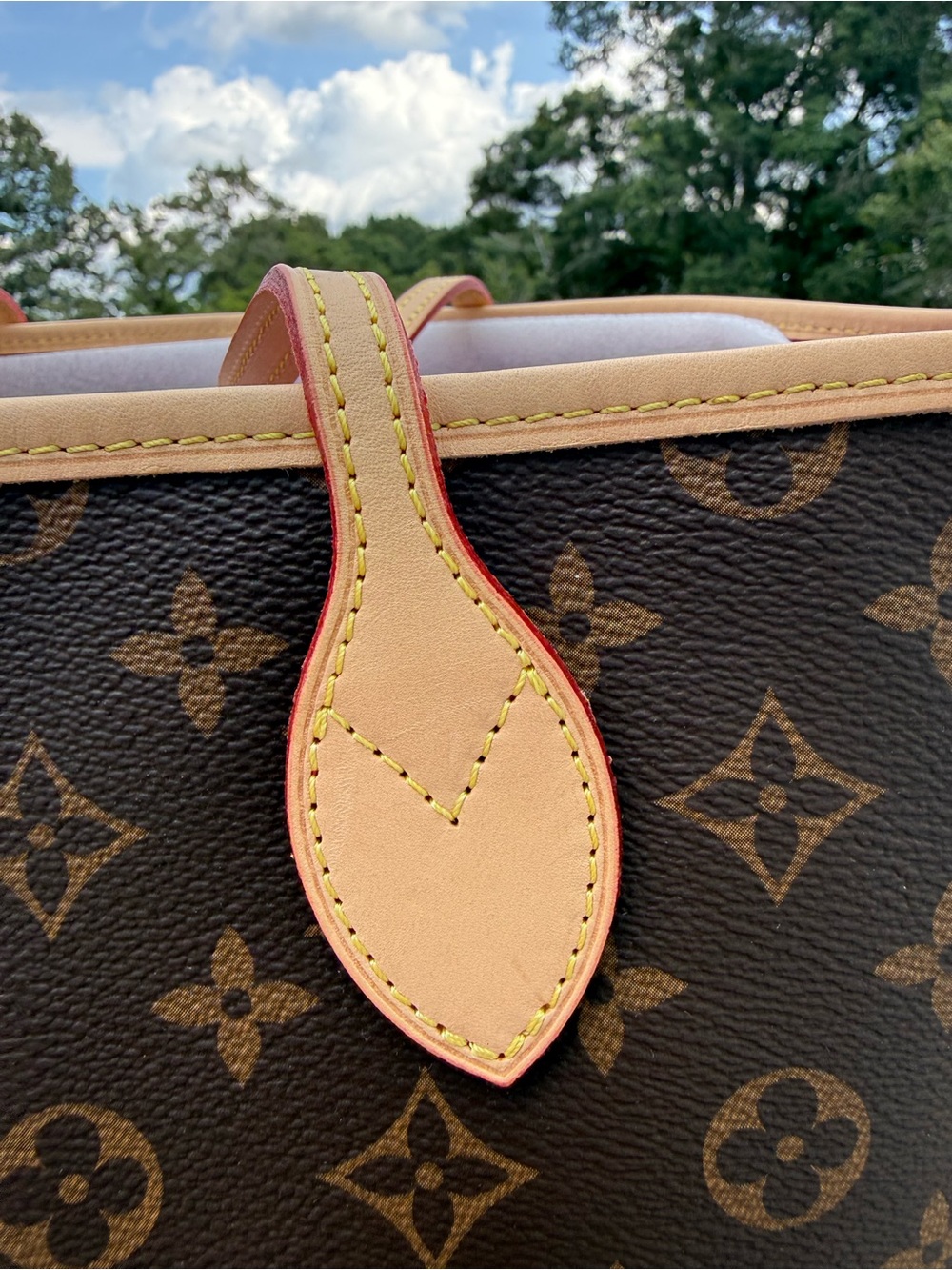 Brown Monogram Canvas Tote Bag - Picture 3 of 15